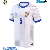 France Jules Kounde #5 Replica Away Shirt Euro 2024 Short Sleeve